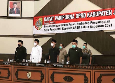 Dari 7 Fraksi, Semua Setujui Penyampaian Nota Pengantar RAPBD 2021